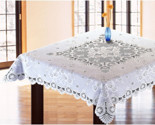 Скатерти ажурные 90x90 см квадратные виниловые. Серия FY-05.