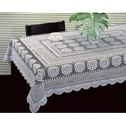 Скатерти ажурные 90x90 см квадратные виниловые. Серия FY-05.
