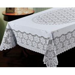 Скатерти ажурные 90x90 см квадратные виниловые. Серия FY-05.