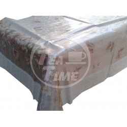 Гладкие скатерти на нетканной основе NON WOVEN с кружевом. Модель FP-170