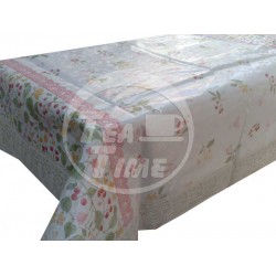 Гладкие скатерти на нетканной основе NON WOVEN с кружевом. Модель FP-172