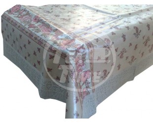 Гладкие скатерти на нетканной основе NON WOVEN с кружевом. Модель FP-178