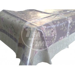 Гладкие скатерти на нетканной основе NON WOVEN с кружевом. Модель FP-187