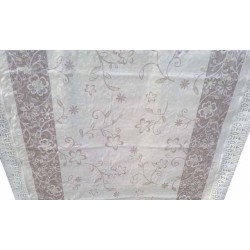 Гладкие скатерти на нетканной основе NON WOVEN с кружевом. Модель FP-191