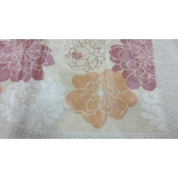Гладкие скатерти на нетканной основе NON WOVEN с кружевом. Модель FP-199