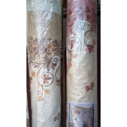 Гладкие скатерти на нетканной основе NON WOVEN с кружевом. Модель FP-254