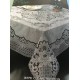 Скатерти ажурные коричневые 137x180 см прямоугольные виниловые. Серия SP-Beige