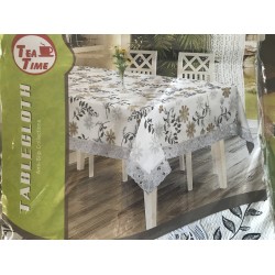 Скатерть NON SLIP с кружевом. TT-500. Размер 120x150 см