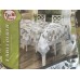 Скатерть NON SLIP с кружевом. TT-500. Размер 120x150 см