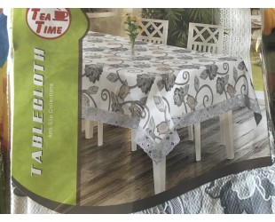 Скатерть NON SLIP с кружевом. TT-500. Размер 120x150 см