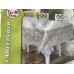 Скатерть NON SLIP с кружевом. TT-500. Размер 120x150 см