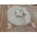 Скатерть с цветным рисунком из лент. Модель 101