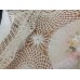 Скатерть с цветным рисунком из лент. Модель 101