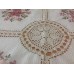 Скатерть с цветным рисунком из лент. Модель 1301