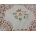 Скатерть с цветным рисунком из лент. Модель 661