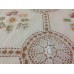 Скатерть с цветным рисунком из лент. Модель 661