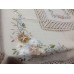 Скатерть с цветным рисунком из лент. Модель 8903