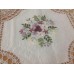Скатерть с цветным рисунком из лент. Модель 8906