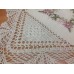 Скатерть с цветным рисунком из лент. Модель 8918